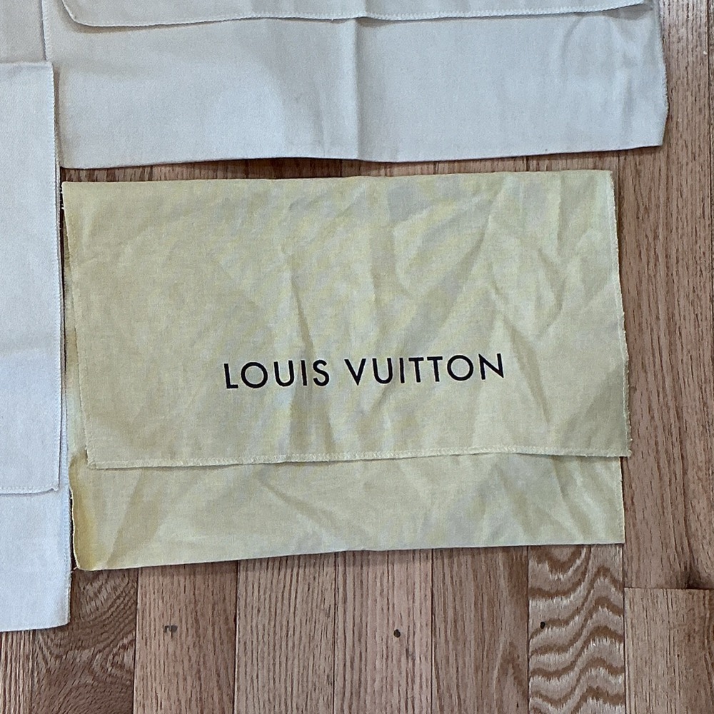Lot Authentic Louis Vuitton Dust Bags Envelope Style Assorted Sizes 30" To 9" - Picture 2 of 16